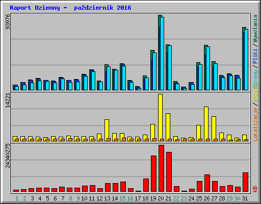 Raport Dzienny -  pa�dziernik 2016