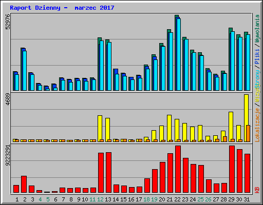 Raport Dzienny -  marzec 2017