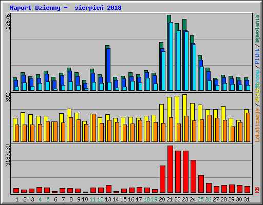 Raport Dzienny -  sierpie� 2018