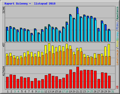 Raport Dzienny -  listopad 2018