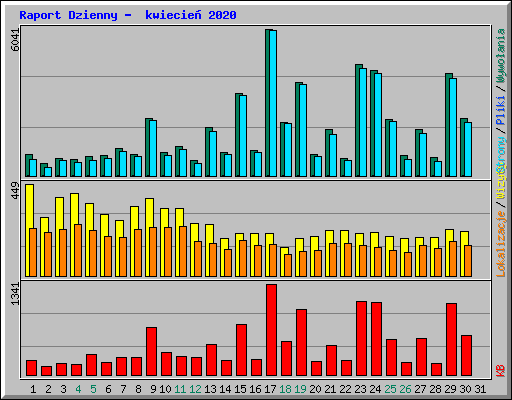 Raport Dzienny -  kwiecie� 2020