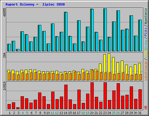 Raport Dzienny -  lipiec 2020