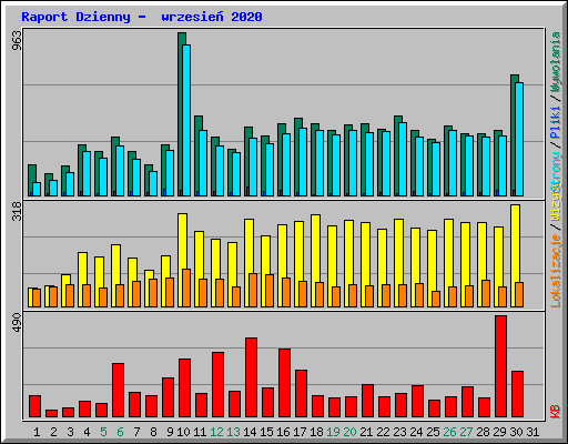 Raport Dzienny -  wrzesie� 2020