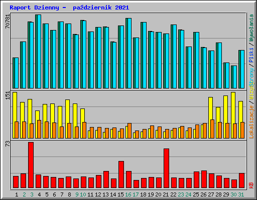Raport Dzienny -  pa�dziernik 2021