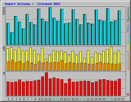 Raport Dzienny -  listopad 2021
