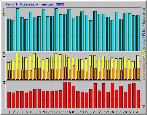 Raport Dzienny -  marzec 2022