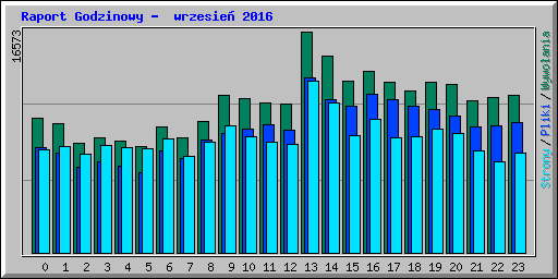 Raport Godzinowy -  wrzesie� 2016