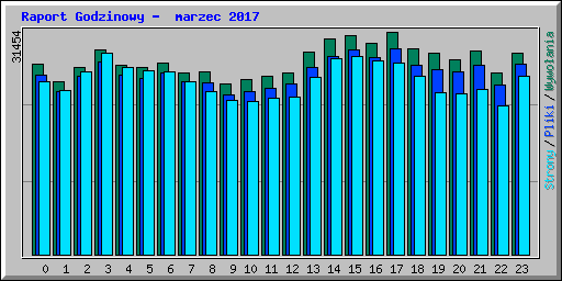 Raport Godzinowy -  marzec 2017
