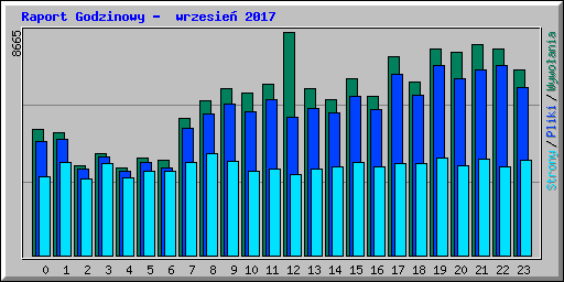 Raport Godzinowy -  wrzesie� 2017