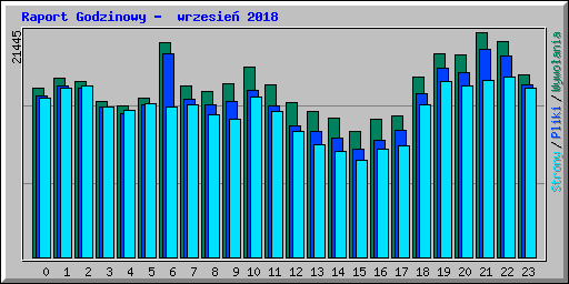 Raport Godzinowy -  wrzesie� 2018