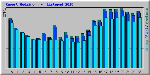 Raport Godzinowy -  listopad 2018