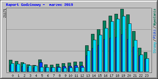 Raport Godzinowy -  marzec 2019