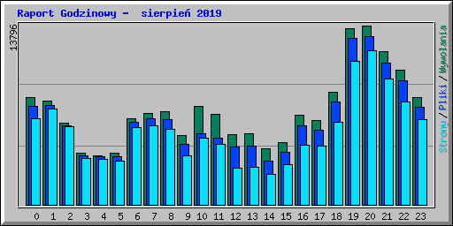 Raport Godzinowy -  sierpie� 2019