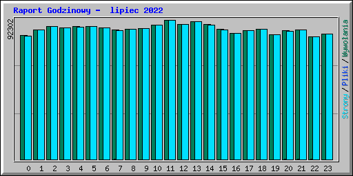 Raport Godzinowy -  lipiec 2022