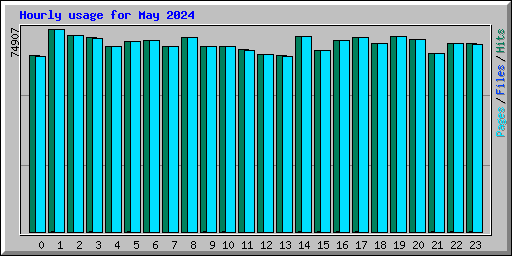 Hourly usage for May 2024